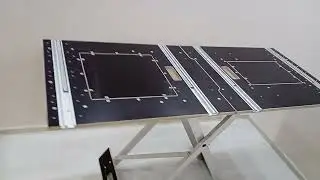 Мобильный складной стол верстак с мультивкладышем.