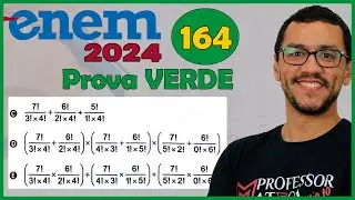 Questão 164 | Prova Verde ENEM 2024 | Combinatória Equipe médica #enem2024