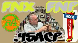 FNX tacticool and FNP old school both on tabletop review at Rock House Gun & Pawn