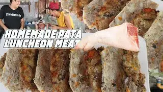 HOMEMADE LUNCHEON MEAT PATA NG BABOY