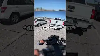 Biker Gets Cut Off