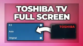 Toshiba TV how to full screen mode - change zoom Full Guide
