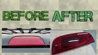 Jeep Cherokee Brake Light Lens Restoration