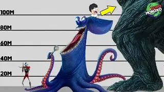 TOP 20 MONSTRUOS Más Grandes de las PELÍCULAS ANIMADAS  (Actualización 2024) P1 😲🎬 | DeToxoMoroxo