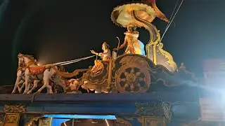 Triveni ghat ganga aarti evening. गंगा आरती का अद्भुत दृश्य