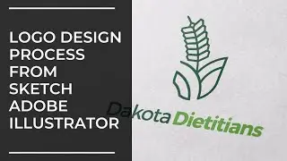 Logo Design Process From Sketch - Adobe Illustrator