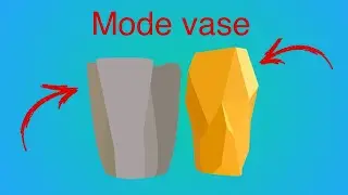 Mode vase + sous ou sur extrusion