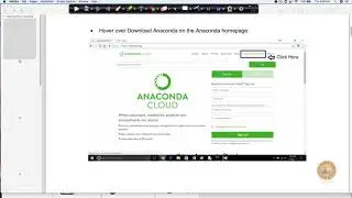 Installation of Python and Anaconda