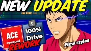 NEW CODES & ACE REWORK! UPDATE SHOWCASE | Basketball Zero