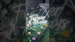 Forever Aways Neon Sign for Wedding