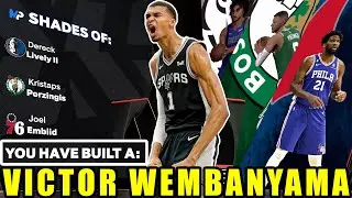 THE ULTIMATE VICTOR WEMBANYAMA BUILD ON NBA 2K24 - 7'3 DEMIGOD - CONTACT DUNKS & UNLIMITED GREENS