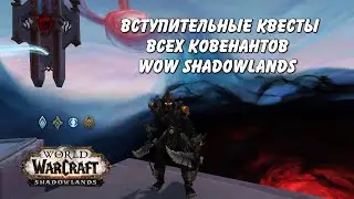 Вступительные квесты всех ковенантов с таймкодами часть 1. WoW Shadowlands Circle стрим (без мата)