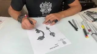MAKING OFF CUSTOME JEWELRY EARRINGS ALICE BLACK BY ON AURA TOUT VU