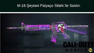 M-16 Şeytani Palyanço Silah Skini İle Savaşmak Çok Farklı Ve Seri Call Of Duty