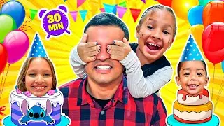 Histórias de Aniversários Surpresas | Compilation Video for kids - Gatinha das Artes