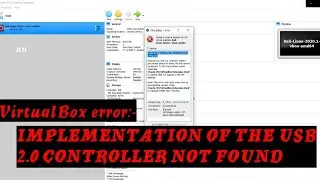 VirtualBox Error:- Implementation of the USB 2.0 controller not found ||2020|| 100% FIXED ||