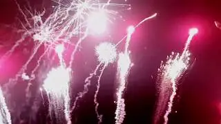 Feu artifice / firework at Rethel in France  for  happy new years  : 2019 2020 ( Small show)