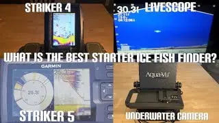 THE BEST STARTER ICE FISH FINDERS | Underwater Fish Cameras | GARMIN | AQUA-VU | MONSTER ANGLING