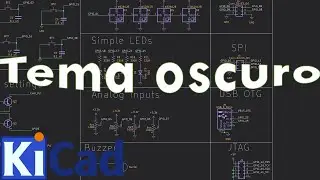 Kicad Tema oscuro/ Dark mode theme
