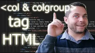 Col Colgroup tag - HTML5 - Tips For Building a Website HTML CSS