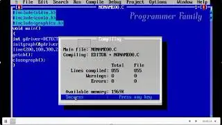 How to run graphics program in turbo c++ || How to fix graphics || Programmer Family