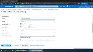 Create a route-based VPN gateway using the Azure portal