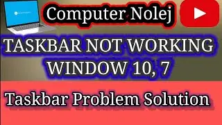 How do I restore my Taskbar icons Windows 10