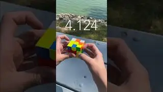 Rubik’s Cube Solve At The Lake