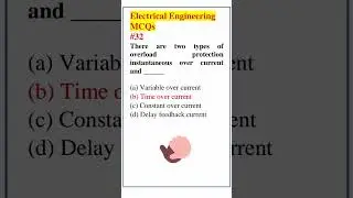 Electrical Engineering Most Important MCQs |32 #shorts #electricalengineering #electricalmcq
