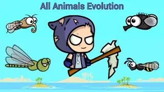 All Animals Evolution And Ragged Reaper Destroyed Bosses Players (EvoWorld.io)