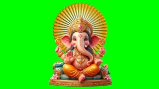 Ganpati Ji Green Screen 01 | Ganesh Chaturthi Green Screen | Ladila Screen Dhamal ||
