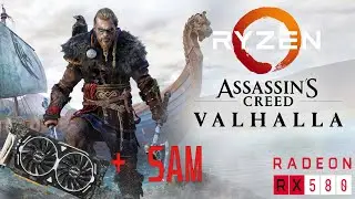 Assassin's Creed Valhalla Ultra High settings 1440P | RX 580 | Ryzen 1600AF SAM Enabled