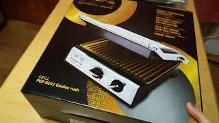 Электрогриль Polaris.  Распаковка и испытание.  Contact grill Polaris unboxing, review and test.
