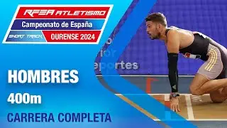 Final 400m hombres - Campeonato de España absoluto de atletismo ST - Ourense 2024 - Óscar Husillos