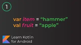 Android Development for Beginners - Values & Variables Lesson 1