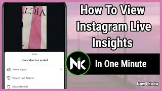 How To View Instagram Live Insights 2024