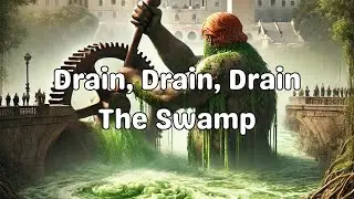Drain Drain Drain The Swamp / Mark Brent / Political Satire