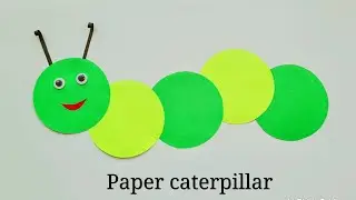 How To Make Paper Caterpillar | DIY | Crafts With Color paper | #diaryofart