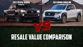 2023 Toyota Tacoma vs 2023 Honda Ridgeline - 5-Year Resale Value Comparison