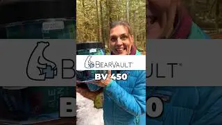 BearVault 450 food storage for camping and backpacking.