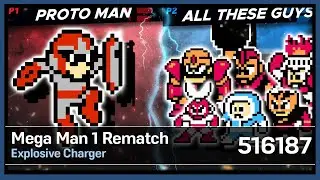 Proto Man Takes On Mega Man 1 (Remixed) - Mega Man Maker
