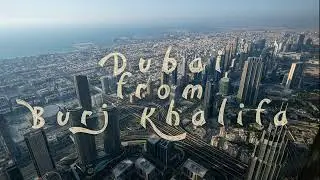 Burj Kalifa Sunset timelapse in 4k