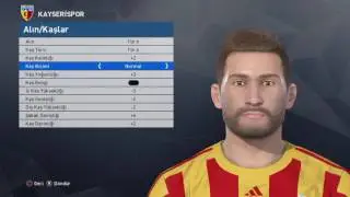 Pes 2017 Face Build | Deniz Türüç [Kayserispor] PS4