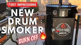 Is The Cottongin Smoker The Best Drum Smoker Of 2021? | First Impressions and Burn Off