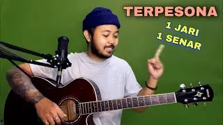 Tutorial Melodi (TERPESONA AKU TERPESONA) cuman pake 1 JARI 1 SENAR (Guitar)