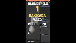 Making a Vase in 1 Minute - Blender Lessons 