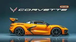 Matchbox Custom C8 Chevy Corvette Liberty Walk