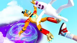 Spartan Kick into Portal - BANBAN and FNAF 9 SB Ragdolls  - Episode 134