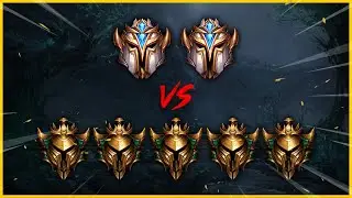 5 Golds vs 2 Challenger Players!! Golds Couldn't Buy Resistances!
