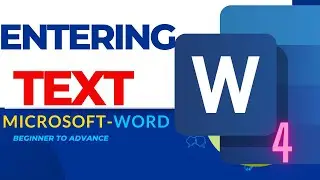 Entering Text in Microsoft Word: A Quick Start Guide for Beginners